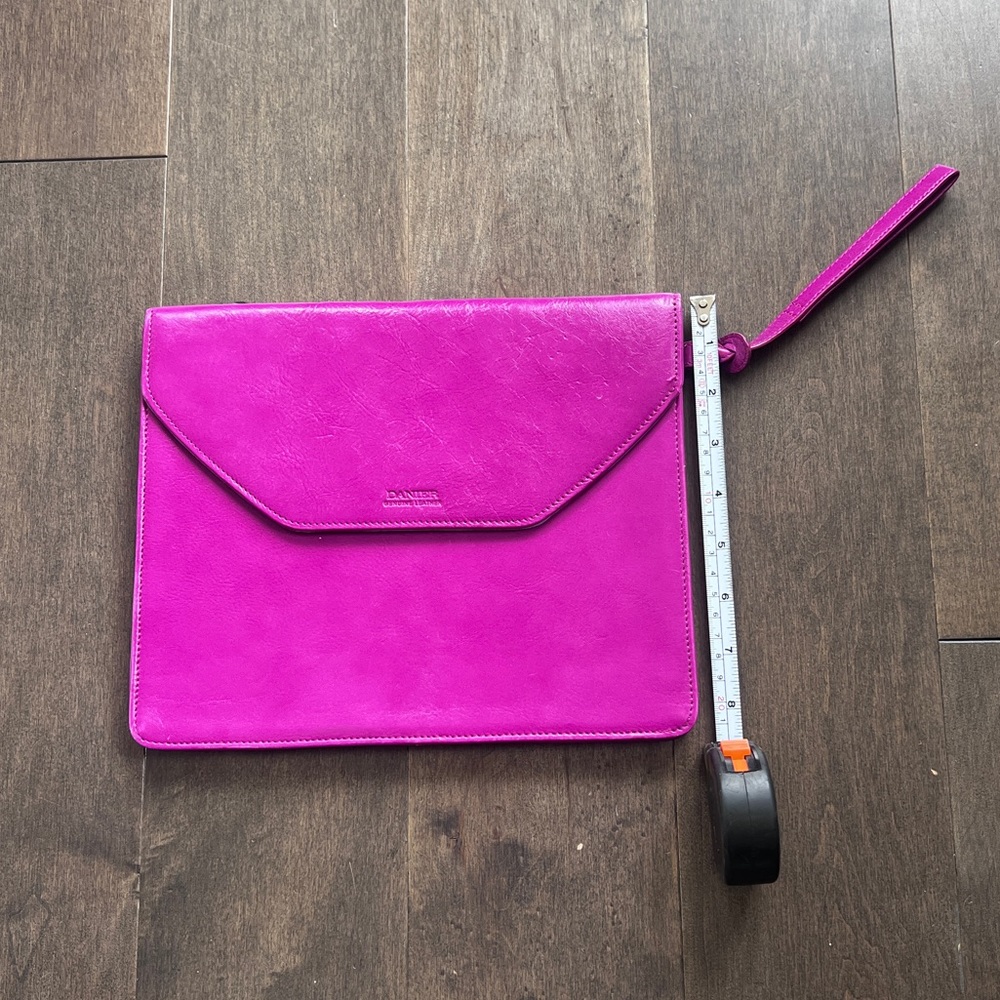DANIER LEATHER IPAD/ SMALL LAPTOP CASE